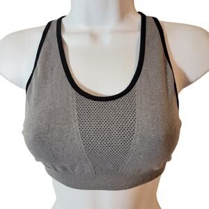 Fabletics Black/Grey Vaasa Seamless Sports Bra Size XS
